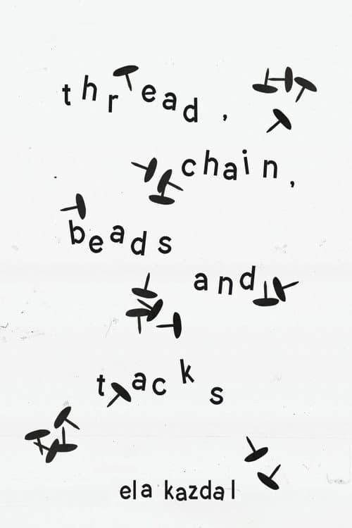 thread, chain, beads, and tacks